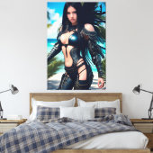 Alien Tropischer Urlaub 2003 Leinwanddruck (Insitu (Schlafzimmer))