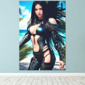 Alien Tropischer Urlaub 2003 Leinwanddruck (Insitu (Holzboden))