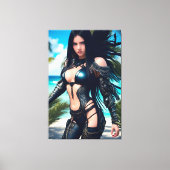 Alien Tropischer Urlaub 2003 Leinwanddruck (Vorderseite)