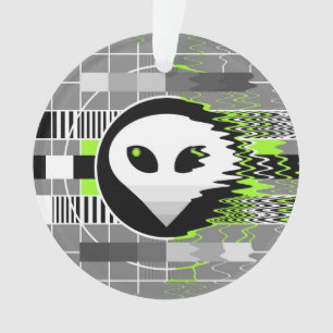 Alien TV Acrylschmuck Ornament