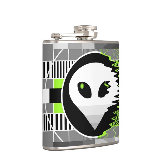 Alien TV-Flasche Flachmann (Rechts)