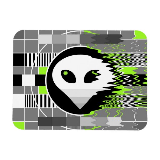 Alien TV-flexibler Magnet (Horizontal)