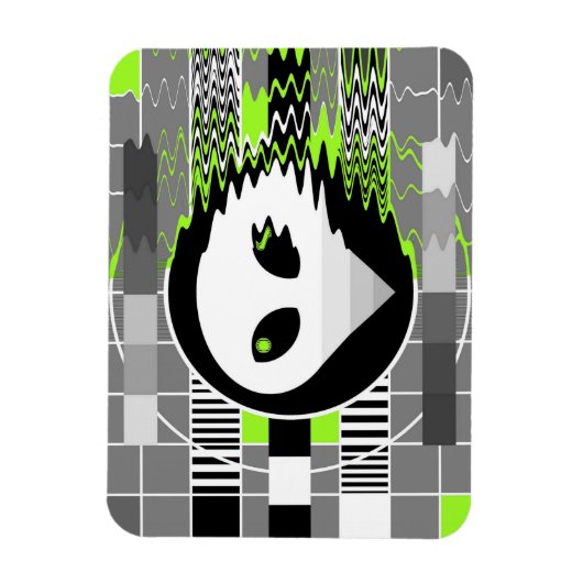 Alien TV-flexibler Magnet (Vertikal)