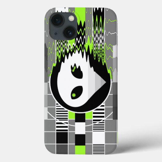 Alien TV iPhone Case (Rückseite)