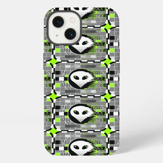 Alien TV Multi iPhone Hüllen mit minimalem Schutz Hülle (Rückseite)