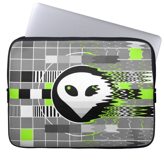 Alien TV Neopren Laptop Ärmel 13" Laptopschutzhülle (Vorderseite)