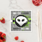 Alien TV-Papierserviette Serviette (Beispiel)