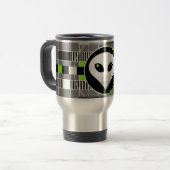 Alien TV Reise Pendlerin Tasse (Vorderseite Links)