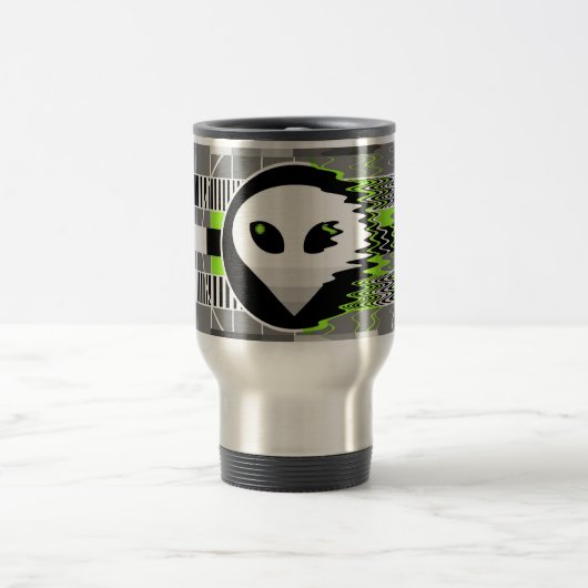 Alien TV Reise Pendlerin Tasse (Mittel)