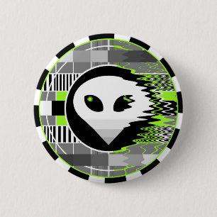Alien TV Round-Taste Button