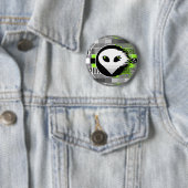 Alien TV Runde Taste rund Button (Beispiel)
