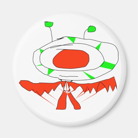 Alien Typ Magnet (Vorne)