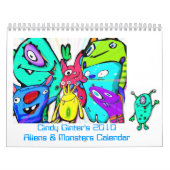 Alien u. Monster-Kalender 2010 durch Cindy Ginter Kalender (Titelbild)