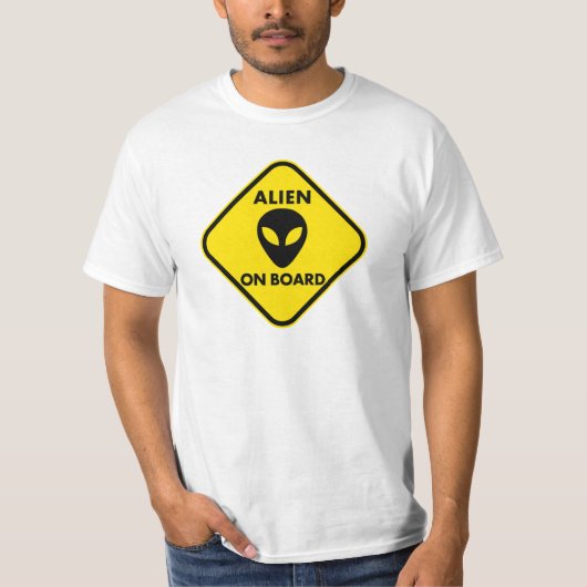 Alien über den T - Shirt an Bord (Vorderseite)