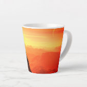 Alien über Mars Milchtasse (Rechte Ecke)