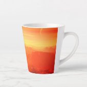 Alien über Mars Milchtasse (Rechts)