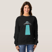 Alien UFO Believe Sweatshirt (Vorne ganz)