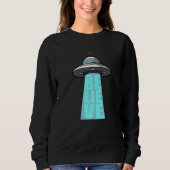 Alien UFO Believe Sweatshirt (Vorderseite)