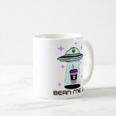 Alien UFO Coffee Cup Kaffeetasse (VorderseiteRechts)