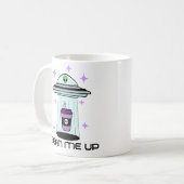 Alien UFO Coffee Cup Kaffeetasse (Vorderseite Links)