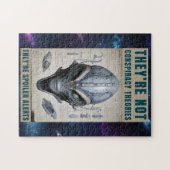 Alien UFO Conspiracy Theory New Jersey Drones Puzzle (Horizontal)