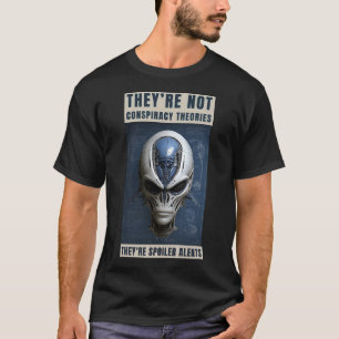 Alien UFO Conspiracy Theory New Jersey Drones T-Shirt