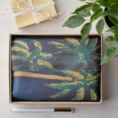 Alien UFO Egyptian Pyramids Decoupage Seidenpapier (Geschenk)