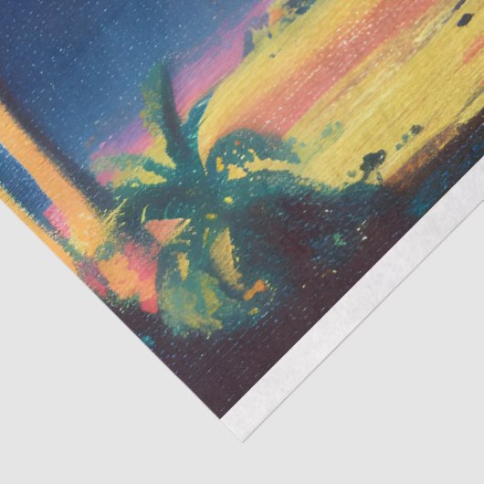 Alien UFO Egyptian Pyramids Decoupage Seidenpapier (Ausschnitt)