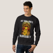 Alien Ufo Entführung Sweatshirt (Vorne ganz)