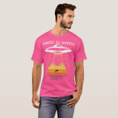 Alien Ufo Entführung T-Shirt (Vorne ganz)