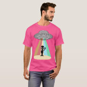Alien Ufo geht zur Erde T-Shirt (Vorne ganz)