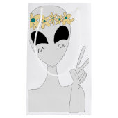 Alien UFO Gift Bags Kleine Geschenktüte (Vorderseite)