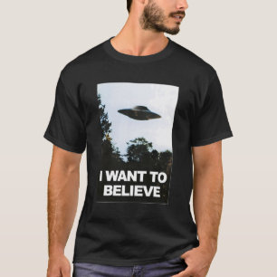 Alien Ufo Hunter Wollte ich zu glauben T-Shirt