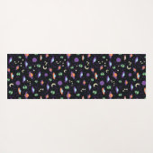 Alien UFO im Weltraum Yogamatte (Rückseite (Horizontal))