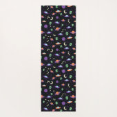 Alien UFO im Weltraum Yogamatte (Rückseite)