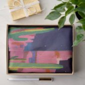 Alien UFO in der Wüstendekoupage Seidenpapier (Geschenk)