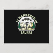 Alien UFO in Salinas Stadt Postkarte (Vorderseite)