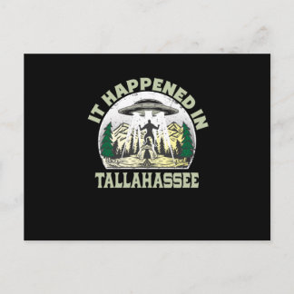 Alien UFO in Tallahassee Postkarte