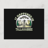 Alien UFO in Tallahassee Postkarte (Vorderseite)