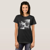 Alien-UFO-Katze 1 T-Shirt (Vorne ganz)