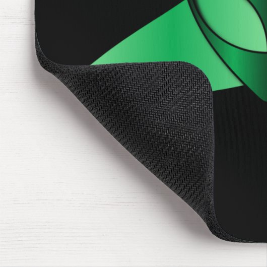 Alien UFO-Mausunterlage Mousepad (Ecke)