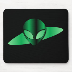 Alien UFO-Mausunterlage Mousepad