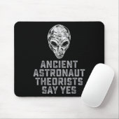 Alien Ufo Outer Space Ancient Astronaut Theorists Mousepad (Mit Mouse)