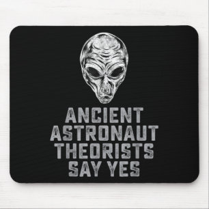 Alien Ufo Outer Space Ancient Astronaut Theorists Mousepad