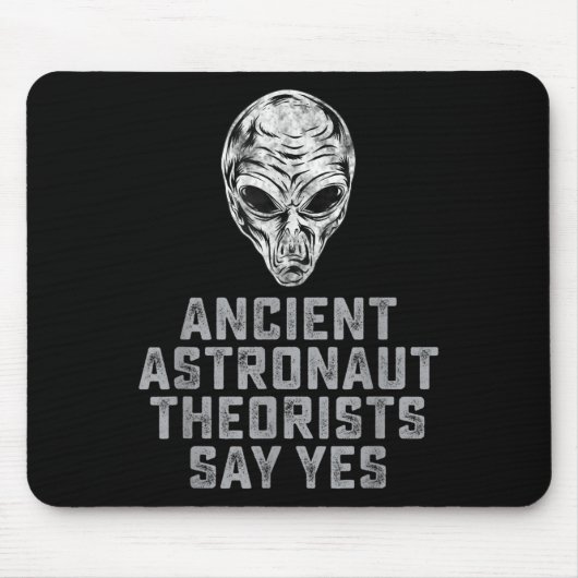 Alien Ufo Outer Space Ancient Astronaut Theorists Mousepad (Vorne)