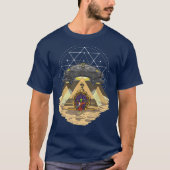 Alien UFO Pyramid Ancient T-Shirt (Vorderseite)