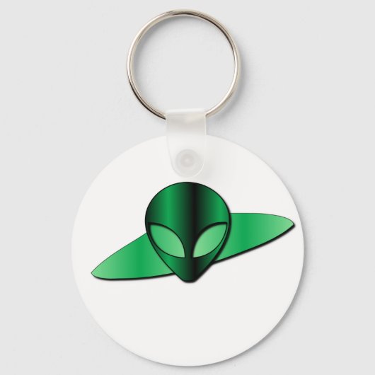 ALIEN UFO SCHLÜSSELANHÄNGER (Vorderseite)