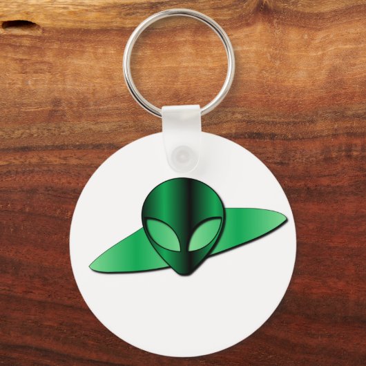 ALIEN UFO SCHLÜSSELANHÄNGER (Vorderseite)