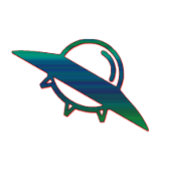 Alien UFO Ship Minimalist Mug | Sci-Fi Art Kaffeetasse