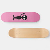 Alien UFO Skateboards Rosa (Horizontal)